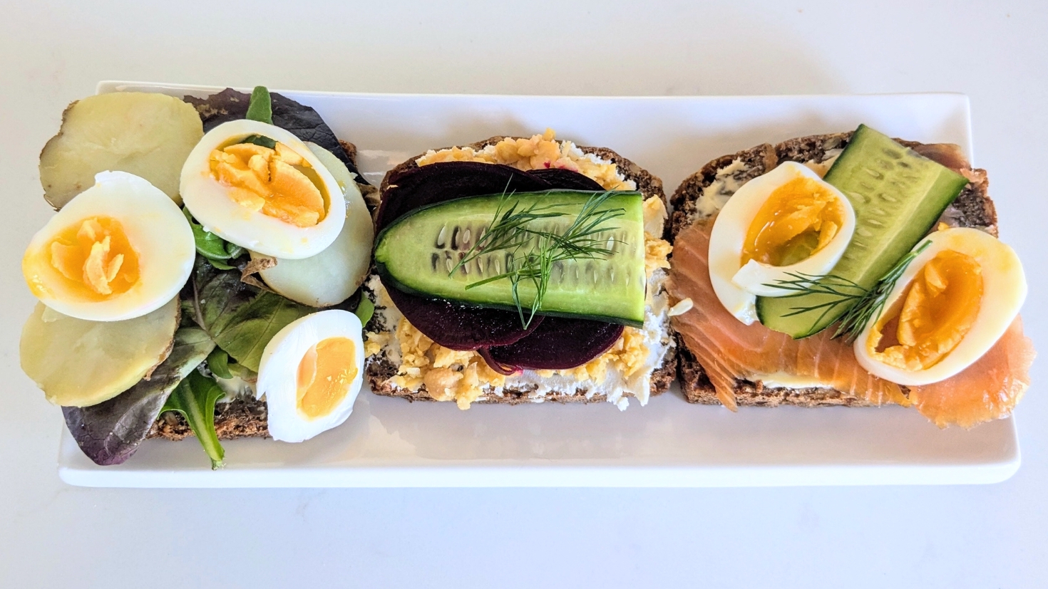 Three Smorrebrod Variations: A Creative Take on Danish Open-Faced Sandwiches