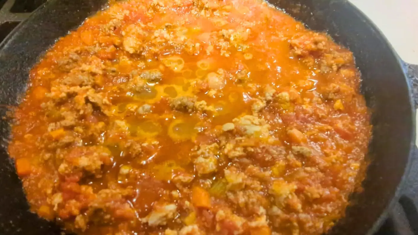 Ragu preparation photo