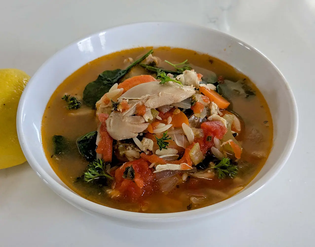 Chicken Soup preparation photo
