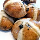 Sourdough Hot Cross Buns with Raisins and Chocolate photo