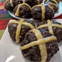 Chocolate Hot Cross Buns photo